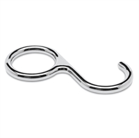 S-Krog, Ø 25,4 mm (1 tommer) Chrome design model : 822  